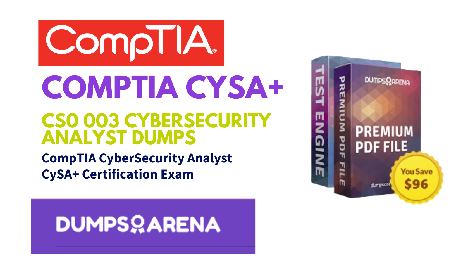 CompTIA CySA+ CS0 003 Cybersecurity Analyst Dumps - Questions and ...