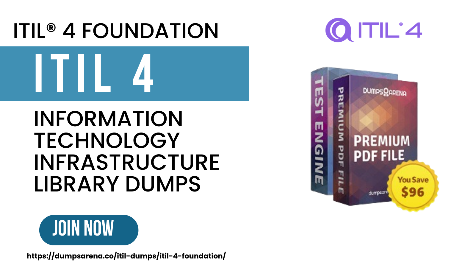 ITIL® 4 Foundation Information Technology Infrastructure Library Dumps.png